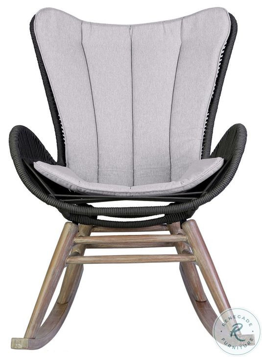 Mateo Charcoal Outdoor Rocking chair