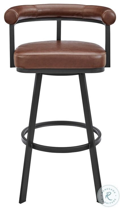 Magnolia Brown Swivel Bar Stool