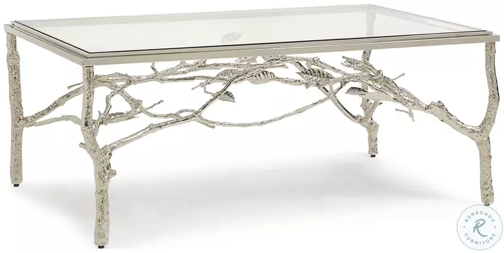 Silver Silver Cocktail Table