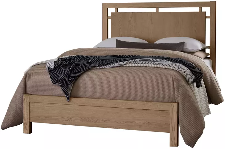 Lodge and Loft Blond Oak Floating Panel Bedroom Set