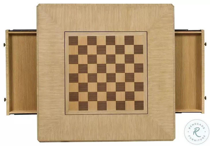 Karina Light Cerused Oak Game Table