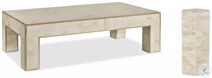 Freyja Crystal Stone Occasional Table Set