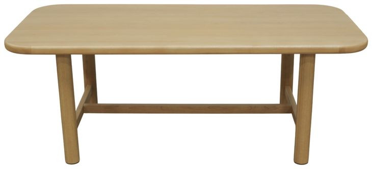 Hudson Light Oak 84" Rectangular Dining Table