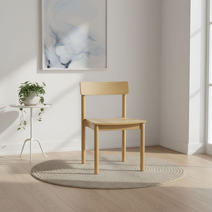 Hudson Light Oak Side Chair