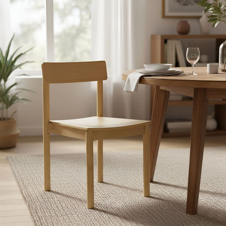 Hudson Light Oak Side Chair