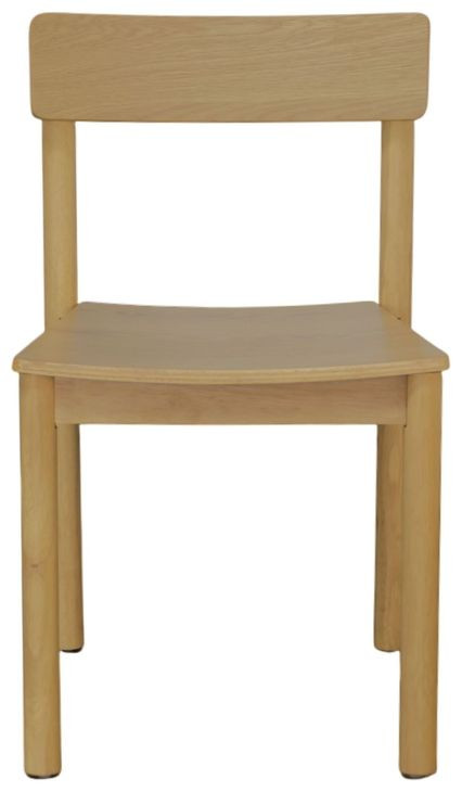 Hudson Light Oak Side Chair