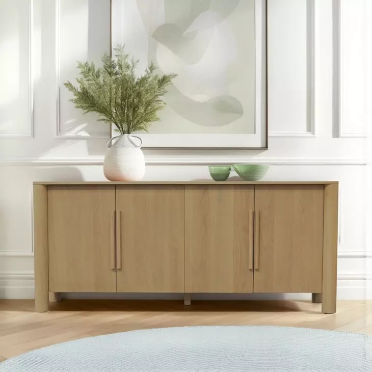 Hudson Light Oak 2 Doors Sideboard