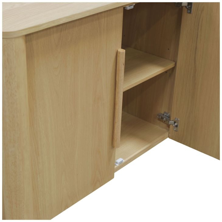 Hudson Light Oak 2 Doors Sideboard