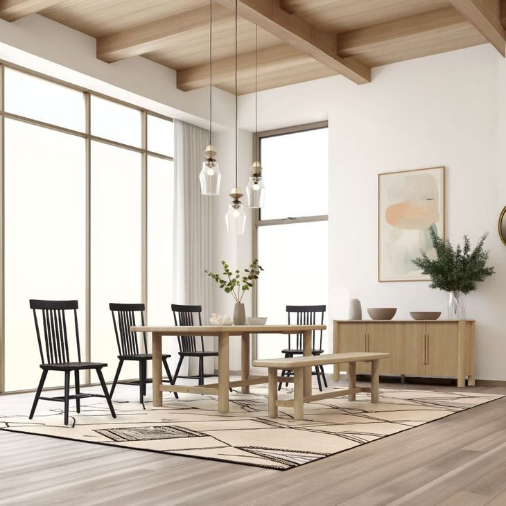 Hudson Light Oak Dining Bench