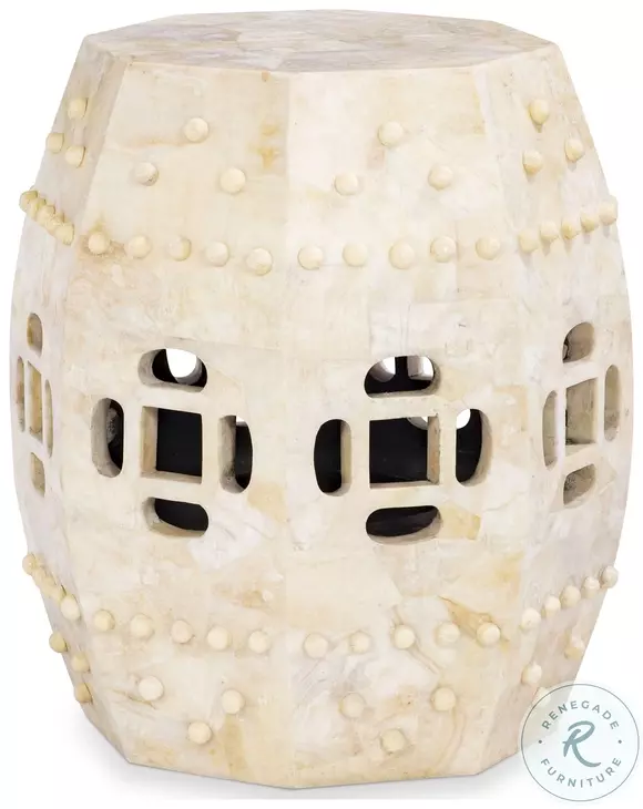 Qing Crystal Stone Accent Table