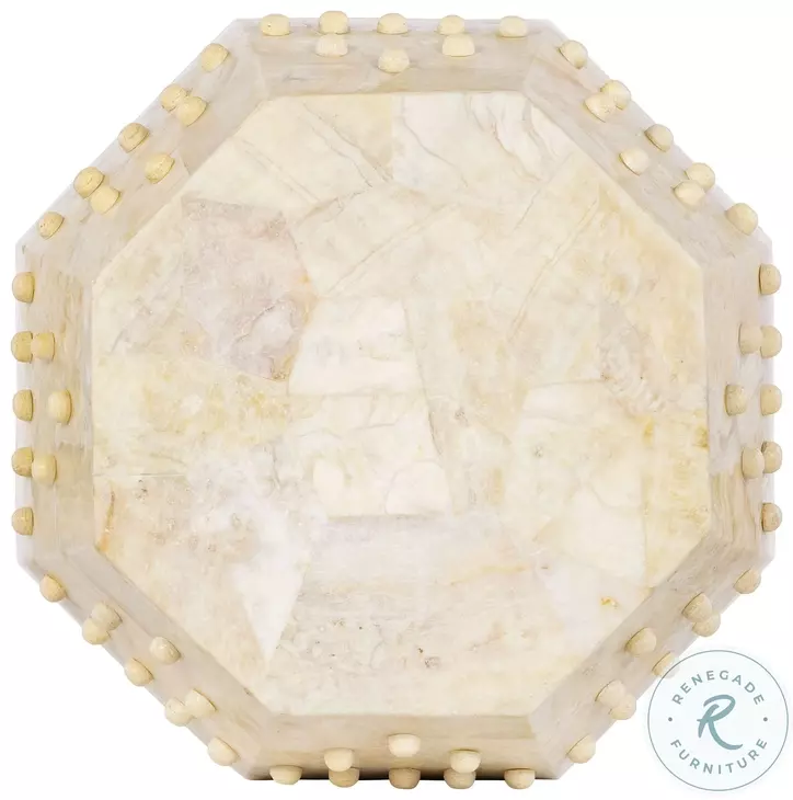 Qing Crystal Stone Accent Table