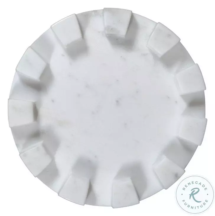 White Marble King Chess Table