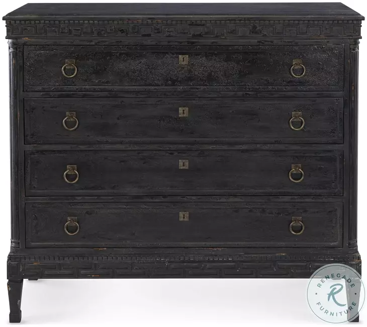 Tate Weathered Black Chest