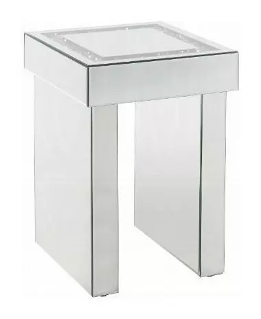 Noralie Silver Square End Table