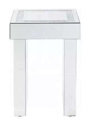 Noralie Silver Square End Table