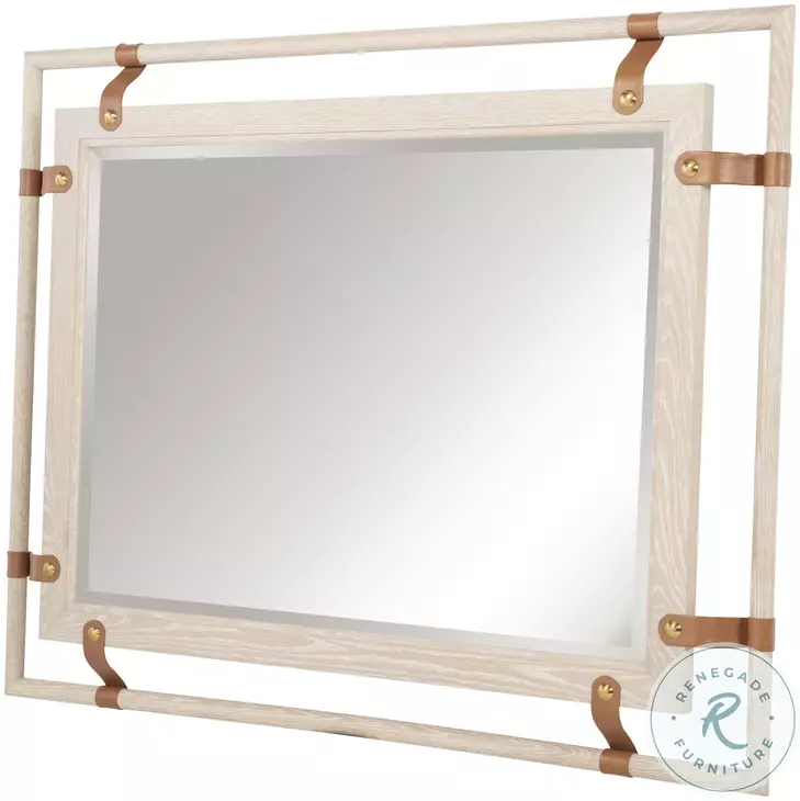 Admiral Cerused Oak Mirror