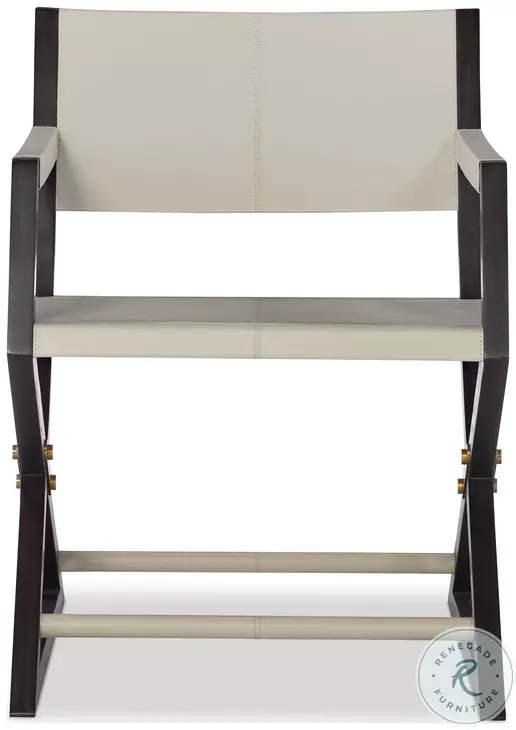 Jude Light Grey Leather Desk Chair