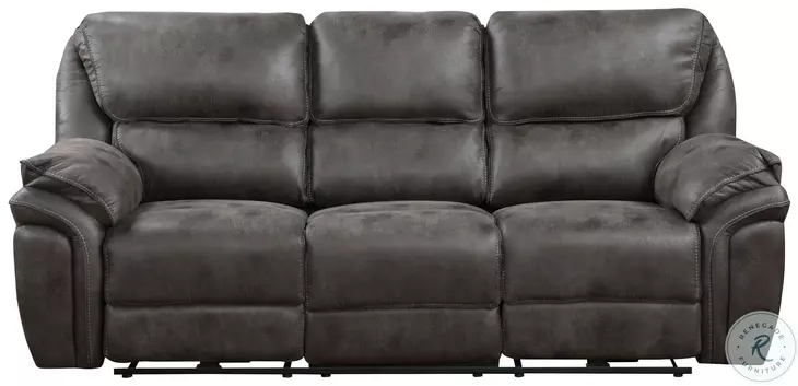 Proctor Gray Double Power Reclining Sofa