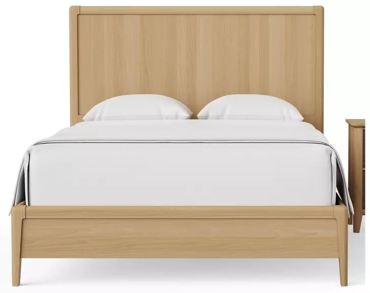 Nordhaven Clear Maple Queen Panel Bed