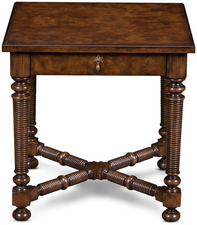 Owen Brown Square Side Table