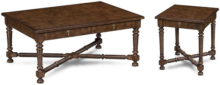 Owen Brown Rectangular Occassional Table Set