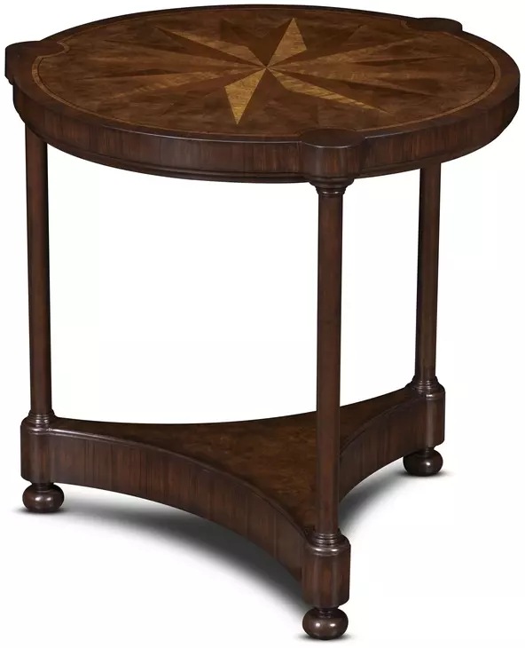 Cameron Brown Round Side Table
