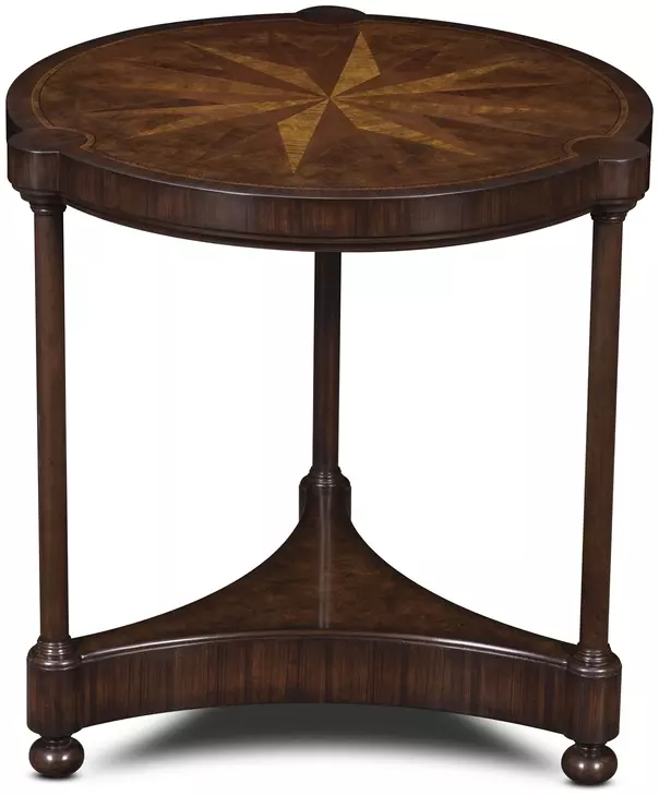 Cameron Brown Round Side Table