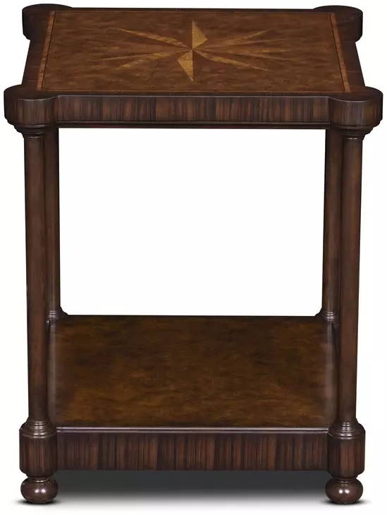 Cameron Brown Square Side Table