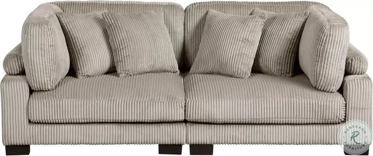 Traverse Taupe 90' Loveseat