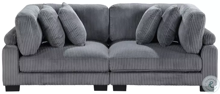 Traverse Gray Loveseat