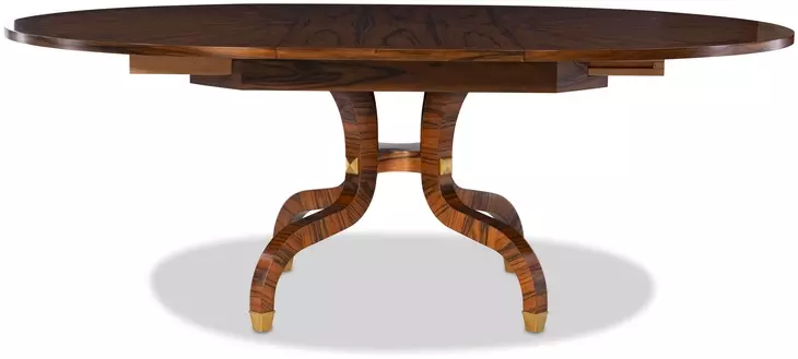 Sparrow Brown 72" Extendable Oval Dining Table