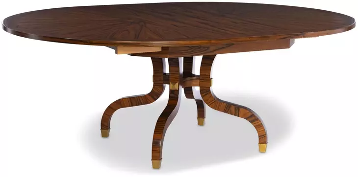 Sparrow Brown 72" Extendable Oval Dining Table