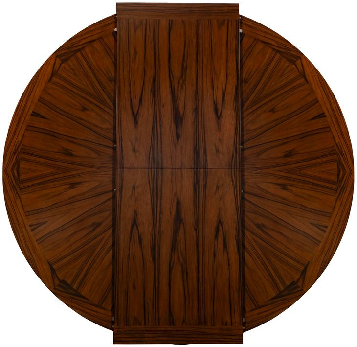 Sparrow Brown 72" Extendable Round Dining Table