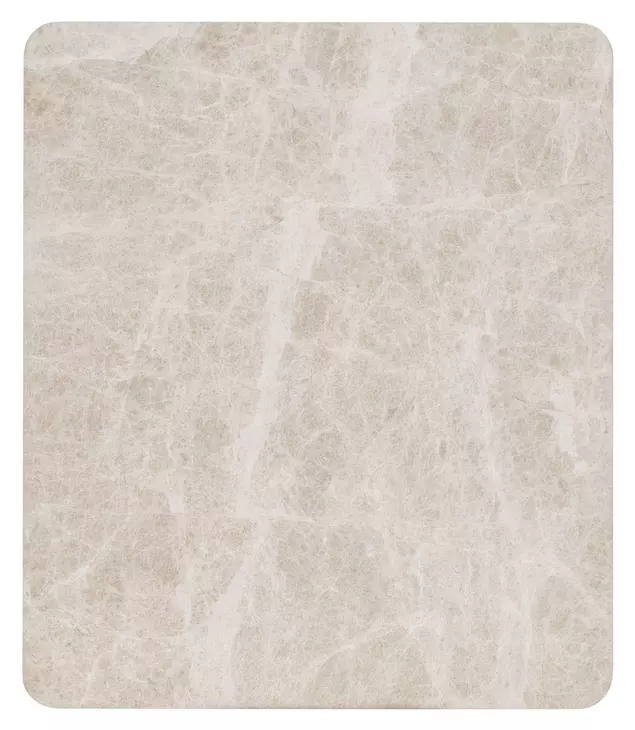 Belvedere Beige and Gray Rectangular Side Table
