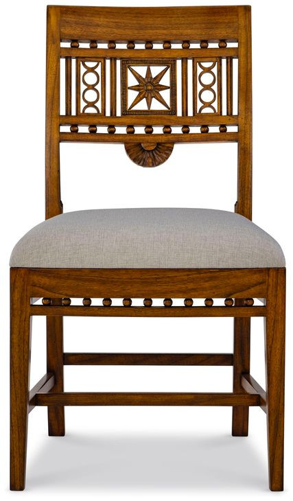 Dahlia Gray Upholstered Side Chair