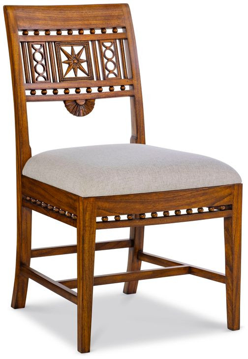 Dahlia Gray Upholstered Side Chair