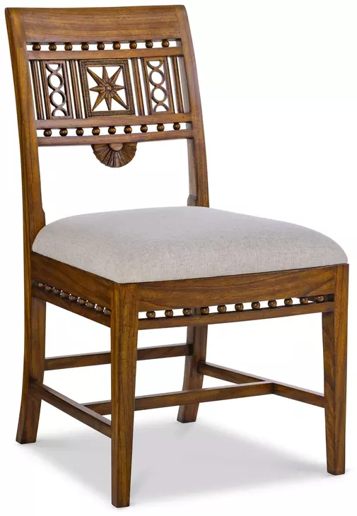 Dahlia Gray Upholstered Side Chair