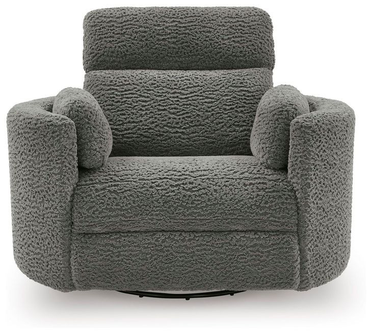 Raemondi Lead Swivel Glider Rocker Power Recliner with USB Charging and Pillows