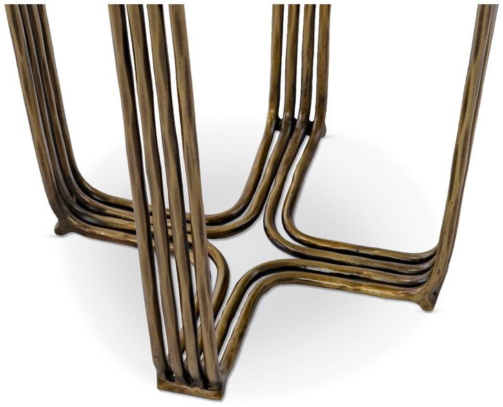 Mason Gold Round Side Table