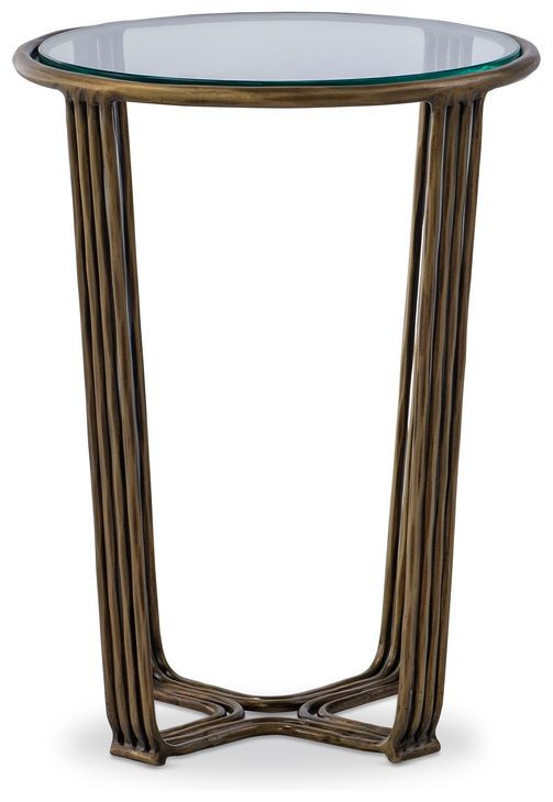 Mason Gold Round Side Table