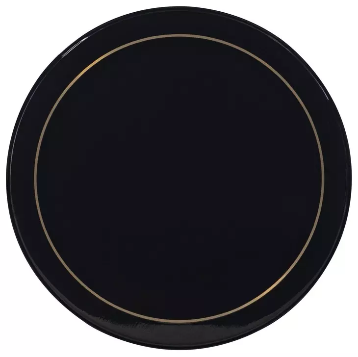 Watkins Black Round Side Table