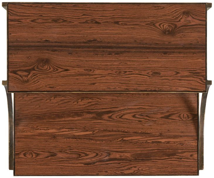 Julian Brown Rectangular Side Table