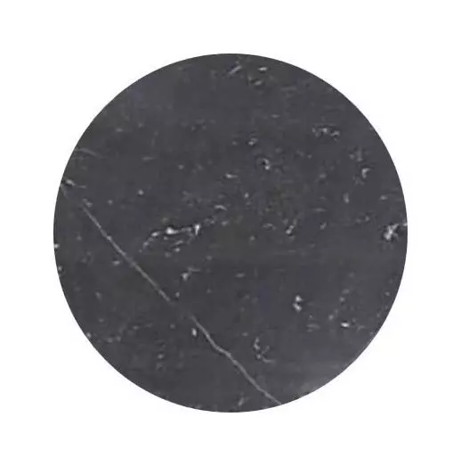 Neoclassic Black Round Side Table
