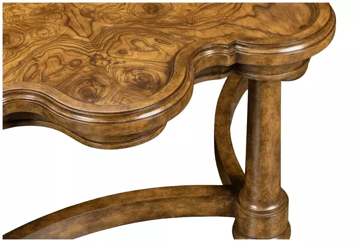 Devonshire Brown Round Cocktail Table