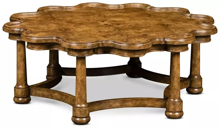 Devonshire Brown Round Cocktail Table