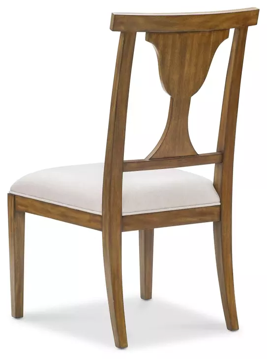 Heppleford White Upholstered Side Chair