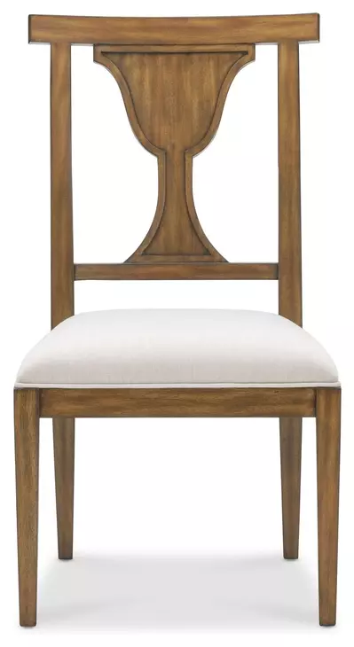 Heppleford White Upholstered Side Chair