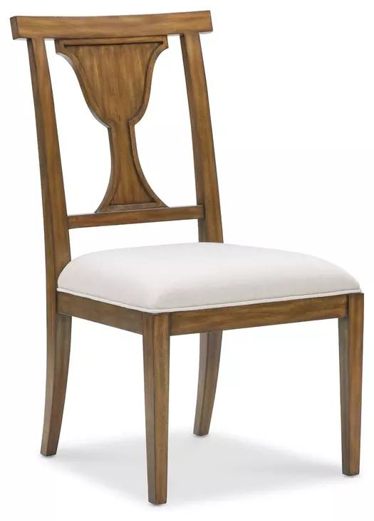 Heppleford White Upholstered Side Chair