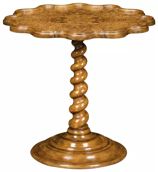 Devonshire Brown Round Drink Table