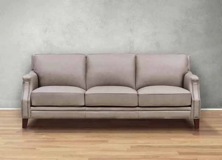 Camden Stone Leather Living Room Set